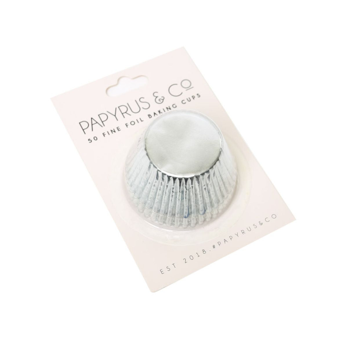 Papyrus Foil Baking Cups Silver Pack of 50