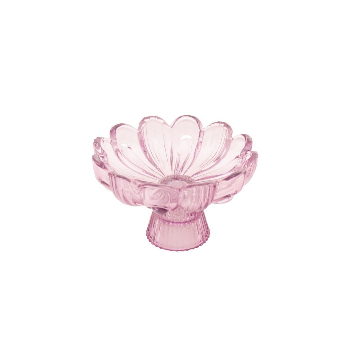 Swing Gifts Opal Glass Mini Pedestal Bowl Pink 14cm