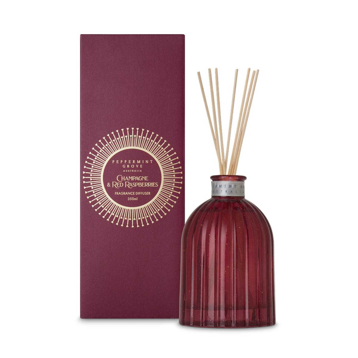 Peppermint Grove Australia Champagne Red Raspberries Diffuser 350ml