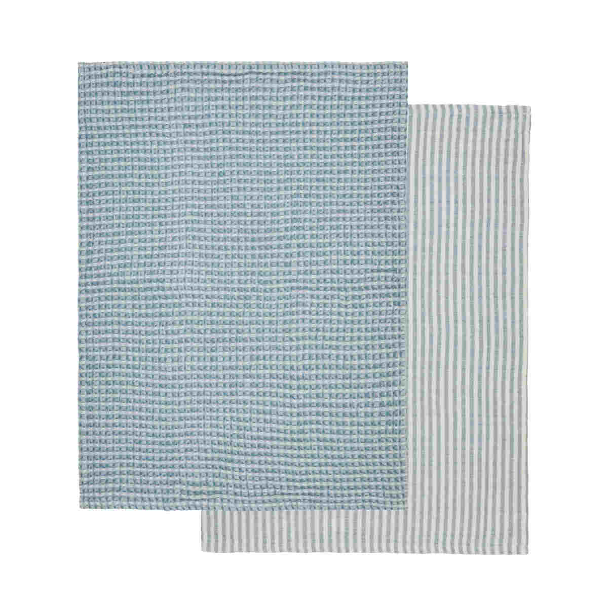Davis & Waddell Heritage Stripe Cotton Tea Towel 2pcs Set | Minimax
