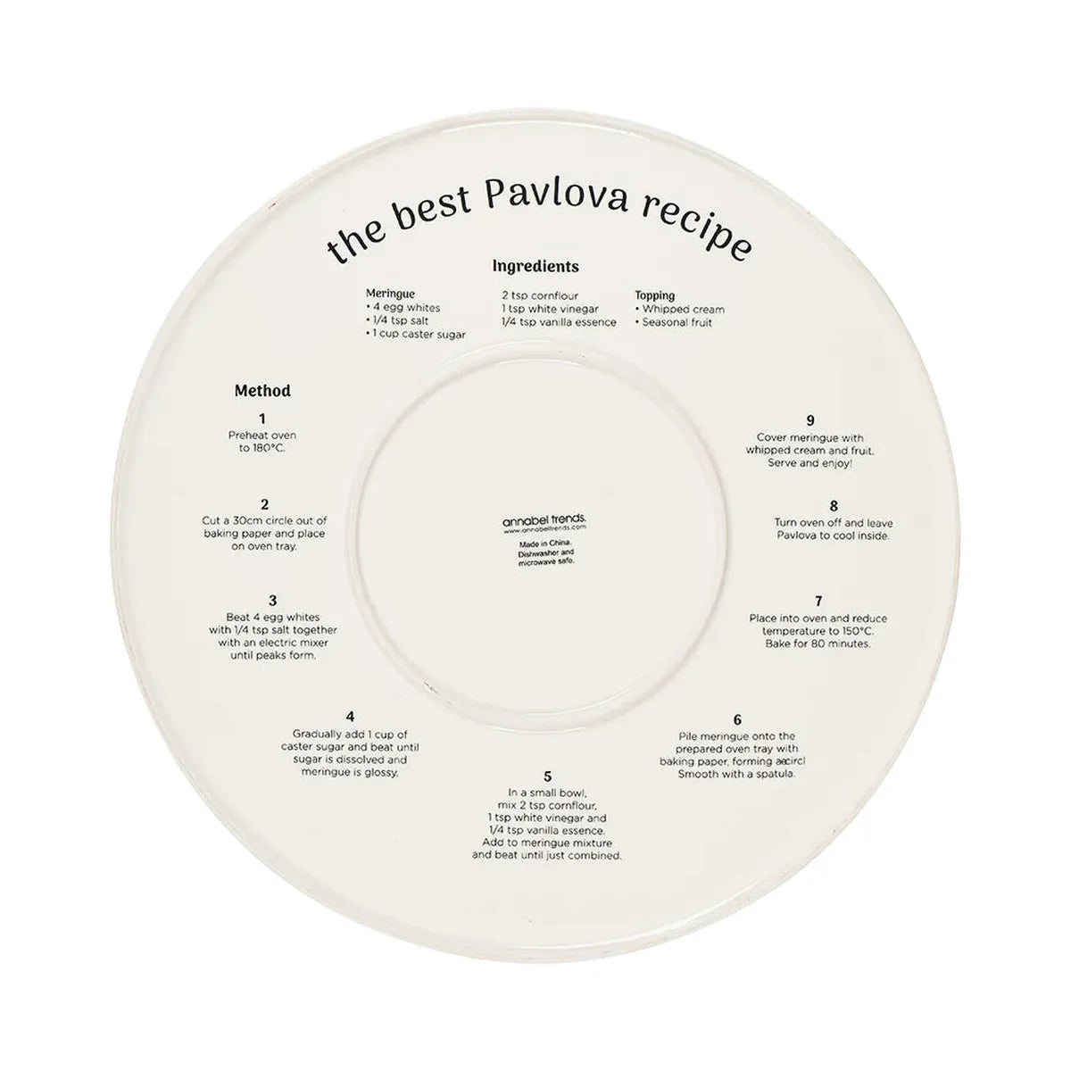 Annabel Trends The Best Pavlova Serving Plate 30cm