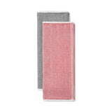 KitchenAid Tea Towel Empire Red and Charcoal Grey Set of 2 | Minimax