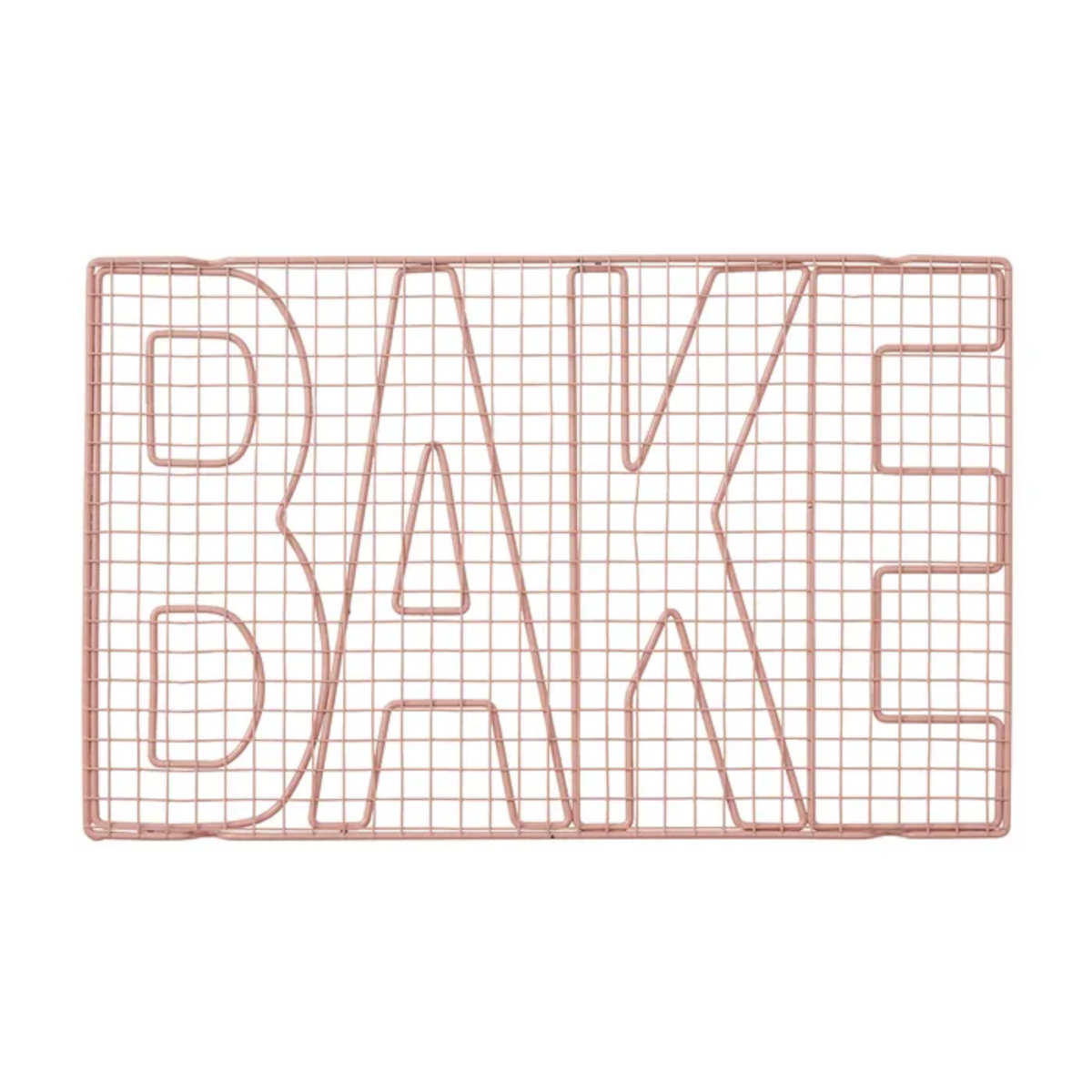 Assemble Bake Metal Cooling Rack Pink 40.5x25.5cm | Minimax