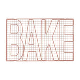 Assemble Bake Metal Cooling Rack Pink 40.5x25.5cm | Minimax