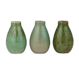 Coast to Coast Daley Ceramic Vase Green Assorted 14cm