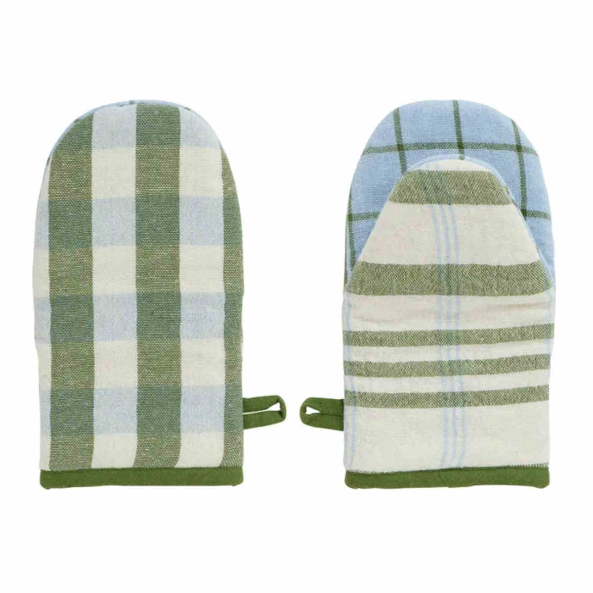 Assemble Kit Recycled Cotton Mitt Olive 15x28cm | Minimax