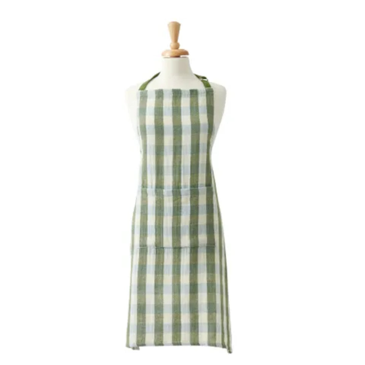 Assemble Kit Recycled Cotton Apron Olive 70x90cm | Minimax