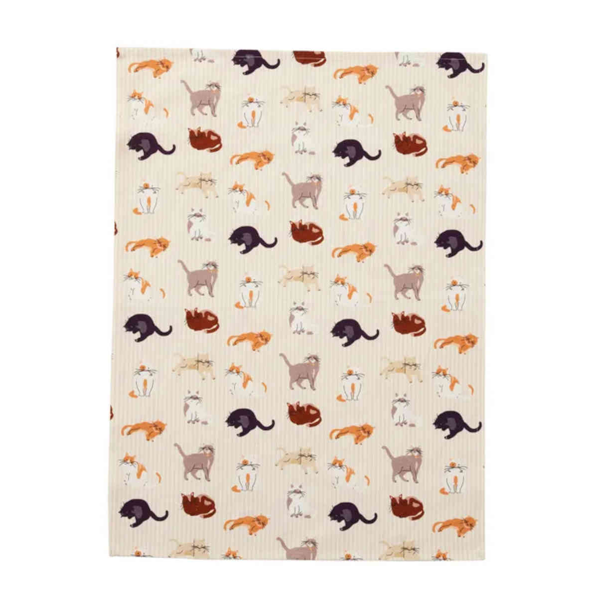 Assemble Le Chat Cotton Teatowel 50x70cm Multi | Minimax