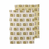 Assemble Cotton Sardine Tea Towel Olive 50x70cm Set of 2 | Minimax