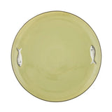 Assemble Porto Round Ceramic Platter Olive 35cm