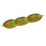 Assemble Verdial Ceramic Dish Olive 9 x 35cm