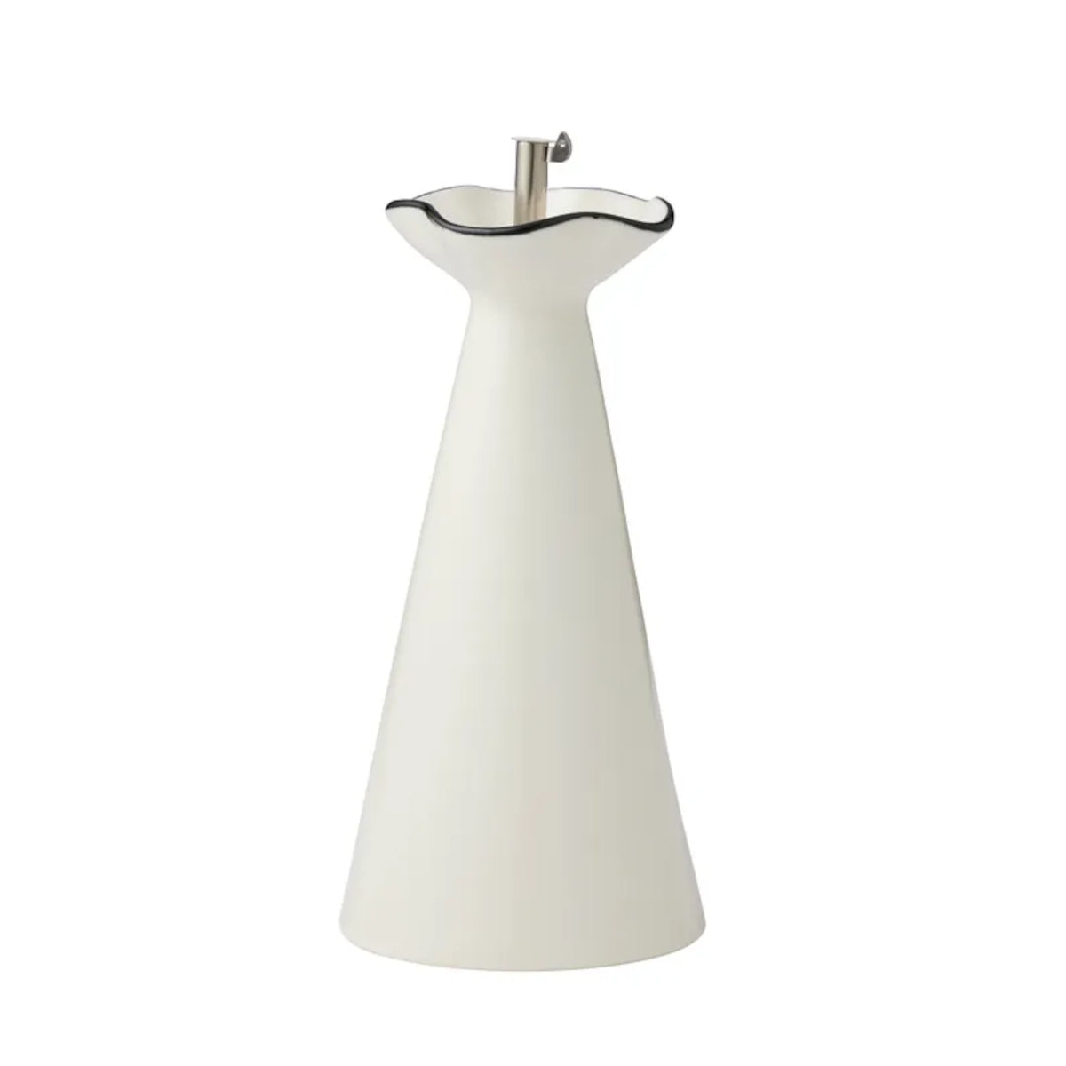 Assemble Winslow Ceramic Oil Bottle Ivory/Black 10x20cm