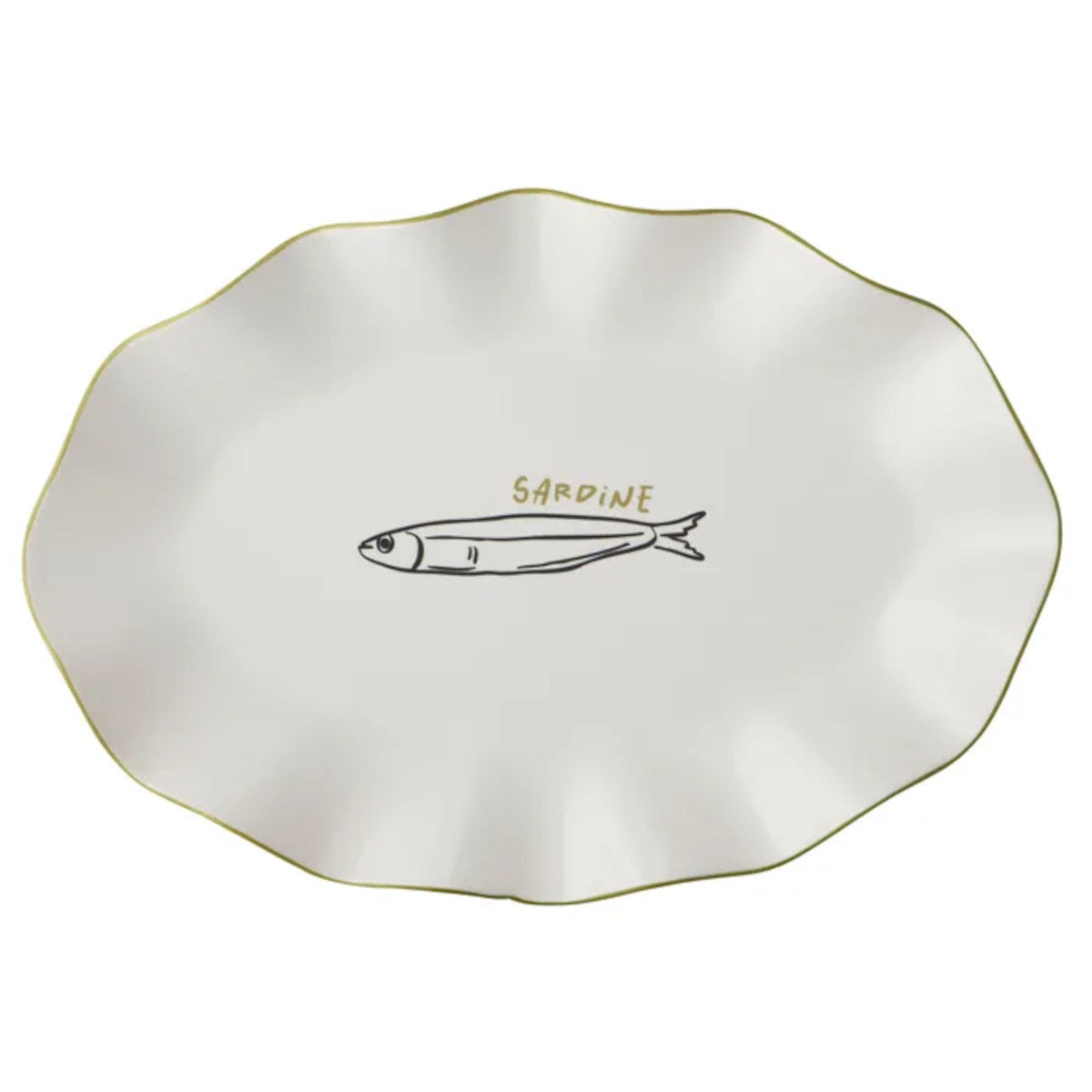 Assemble Mangiare Sardine Ceramic Platter 29x42cm | Minimax
