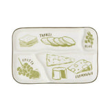 Assemble Deli Ceramic Divided Platter Green 24x16cm | Minimax