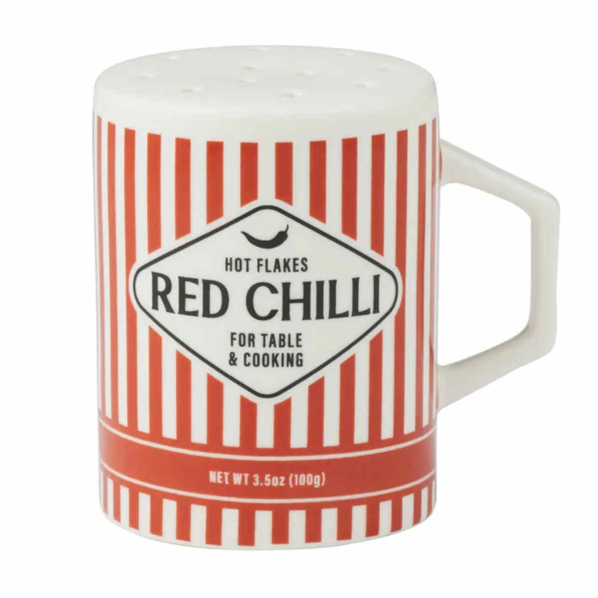 Assemble Deli Ceramic Chilli Shaker Red 10.5x10cm | Minimax