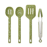 Assemble Gem 4pc Silicone/Stainless Steel Tool Set Olive 30cm | Minimax