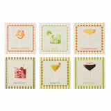 Coast to Coast Aperitif Ceramic Coaster 6 Assorted | Minimax