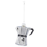 Gala Stove Top Coffee Maker Ornament Glass Silver 9x11cm | Minimax