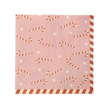 Gala Candy Cane Napkin Pink 3ply 33cm (Pack of 20) | Minimax