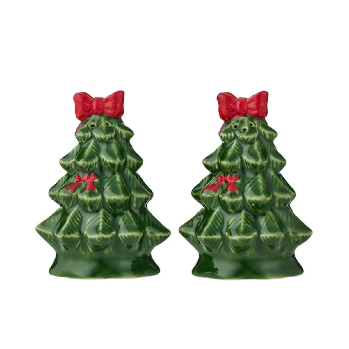 Gala Holly Tree S&P Shaker Ceramic Green 10cm (Set of 2) | Minimax