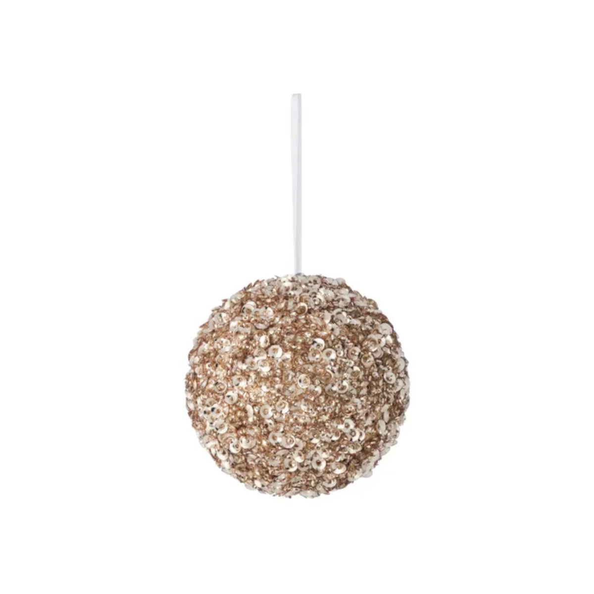 Gala Jewelled Bauble Foam Champagne 10cm | Minimax