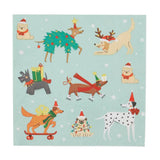 Gala Holiday Dogs Napkin Multi 3 Ply 33cm (Pack of 20) | Minimax