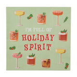 Gala Xmas Cocktail Napkin Multicolour 3 Ply 33cm (Pack of 20) | Minimax