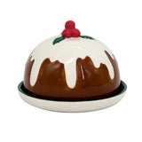 Gala Christmas Pud Butter Dish Multicolor 15x10cm | Minimax