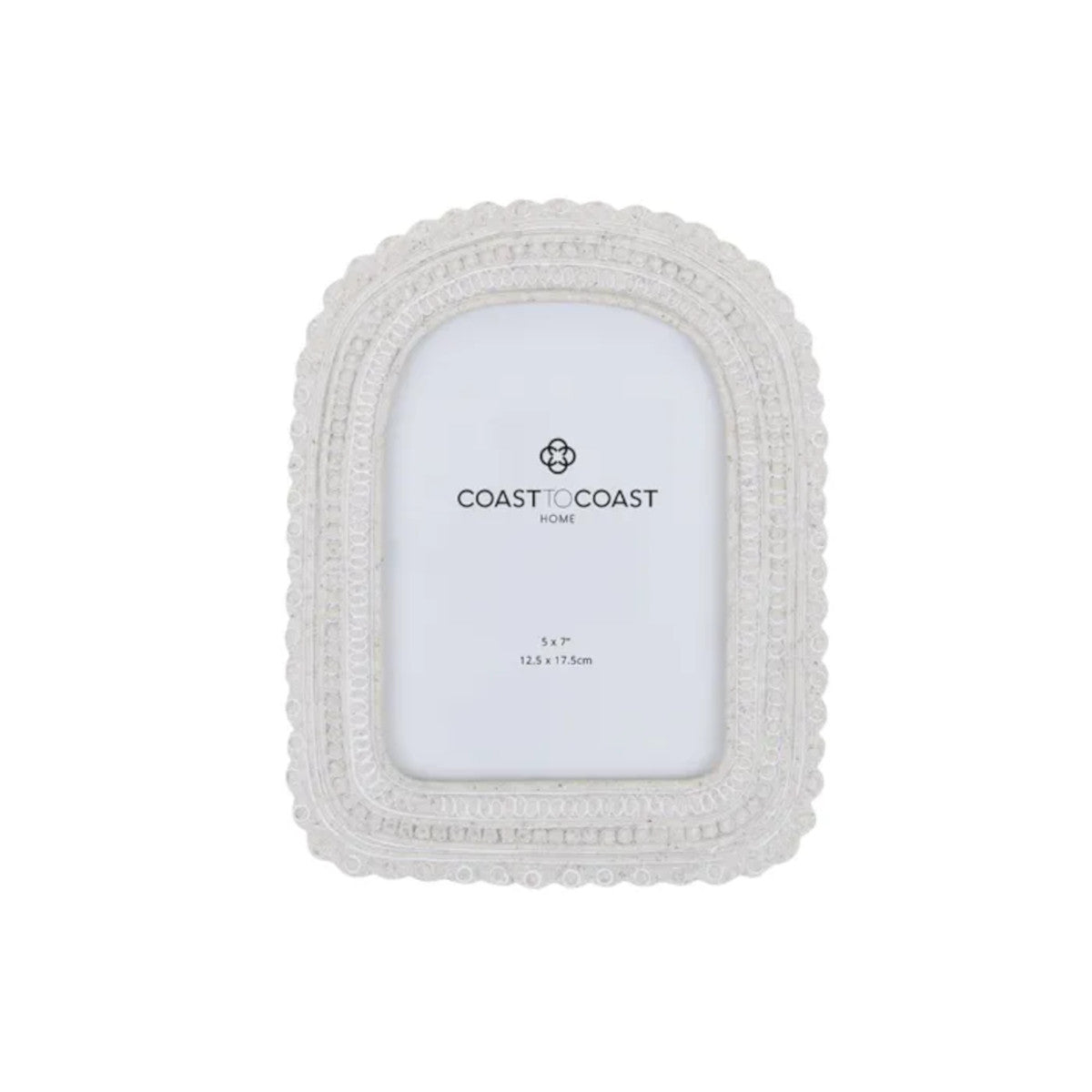 Amal Sandstone Photo Frame White 10.5 x 15cm | Minimax