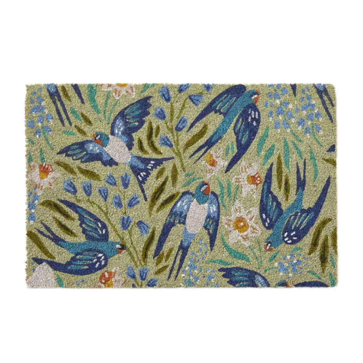 Swallows Doormat Blue 40 x 60cm | Minimax