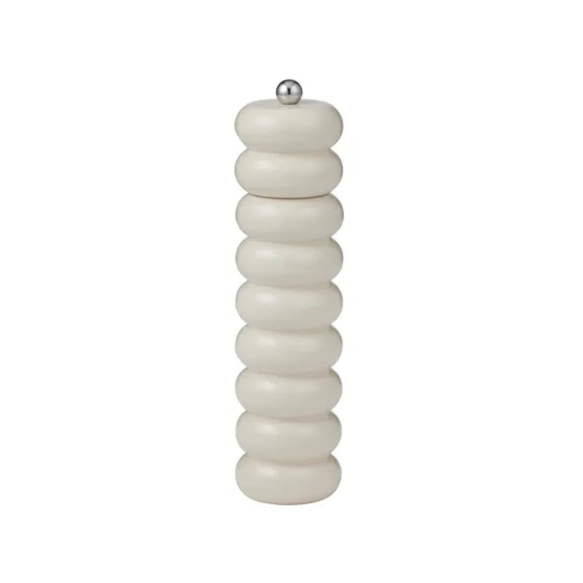 Assemble Delphi Wood Salt & Pepper Grinder Ivory 24cm
