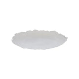Assemble Sienna Glass Wavy Platter White 33cm