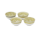 Ava Ceramic Bowl Olive 9.5x5cm (Set of 4) | Minimax