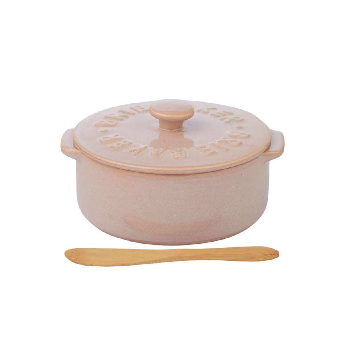 Loire Ceramic Brie Baker Pink 13.5x16x7.5cm | Minimax