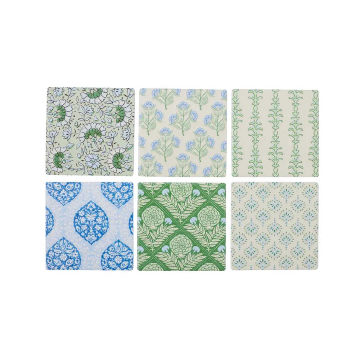 Assemble Charvi Ceramic Coaster 10.5cm Assorted