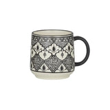 Aleah Ceramic Mug Black 12 × 8.5 × 9.5 cm | Minimax