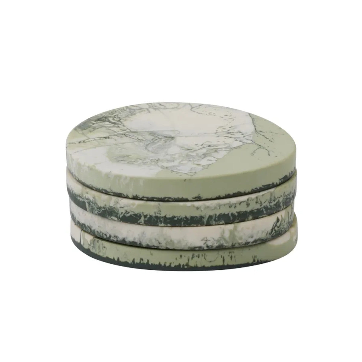 Wesley Resin Coaster Sage 10.5cm (Set of 4) | Minimax