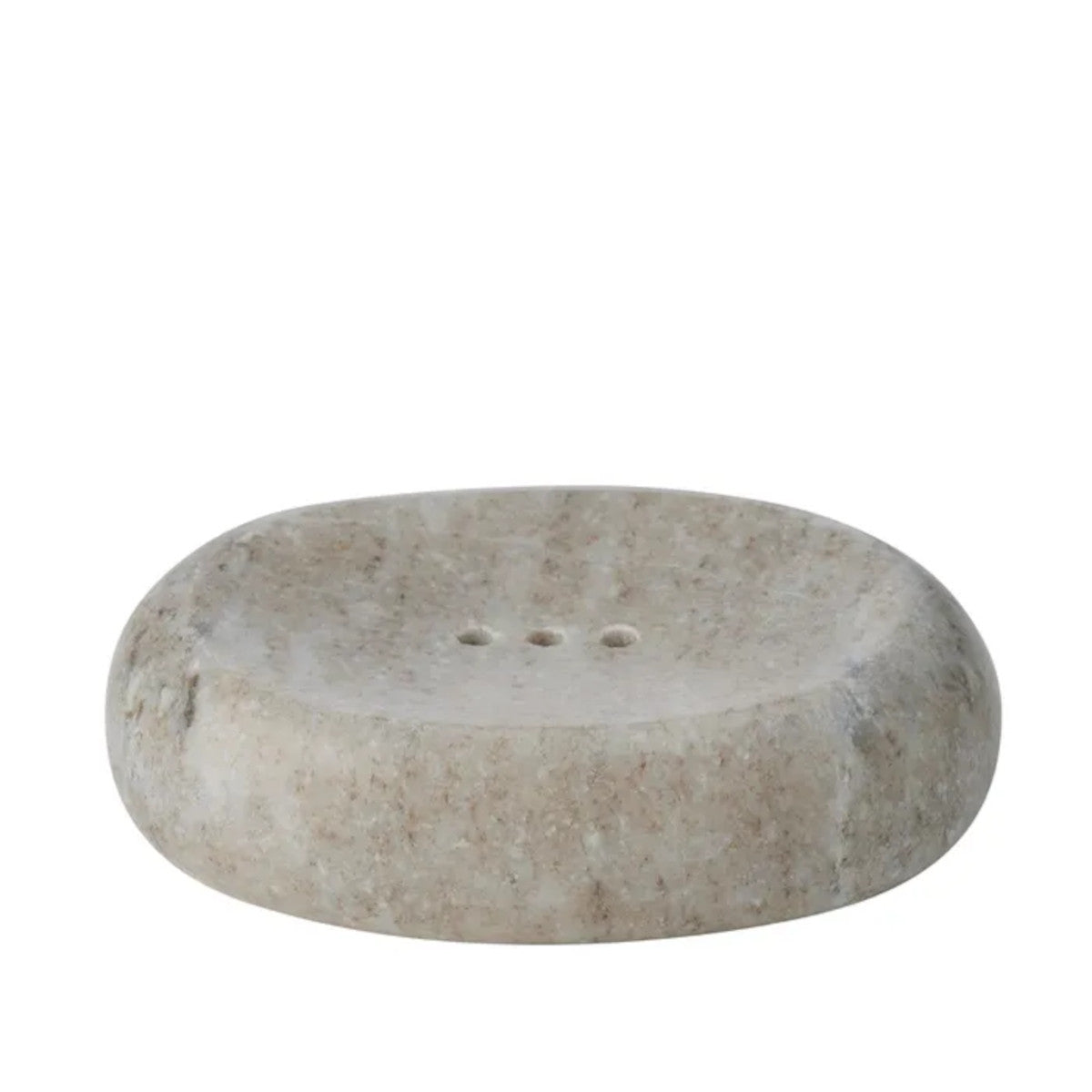 Coast to Coast Imports Pyke Marble Soap Dish Beige 12x8.5x3.5cm