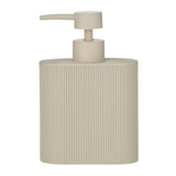 Coast to Coast Imports Sid Resin Dispenser Taupe 10.5x5.5x16cm | Minimax