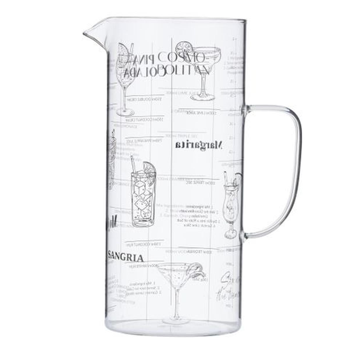 Assemble Make Me A Cocktail Glass Jug 11x25cm | Minimax