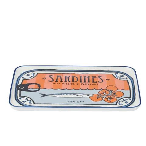 Assemble Lisbon Ceramic Sardine Platter 25 x 38.5cm