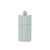 Omega Wood Salt & Pepper Grinder Seafoam 5x11.5cm – elegant wooden grinder with silver knob, perfect for modern kitchen décor.