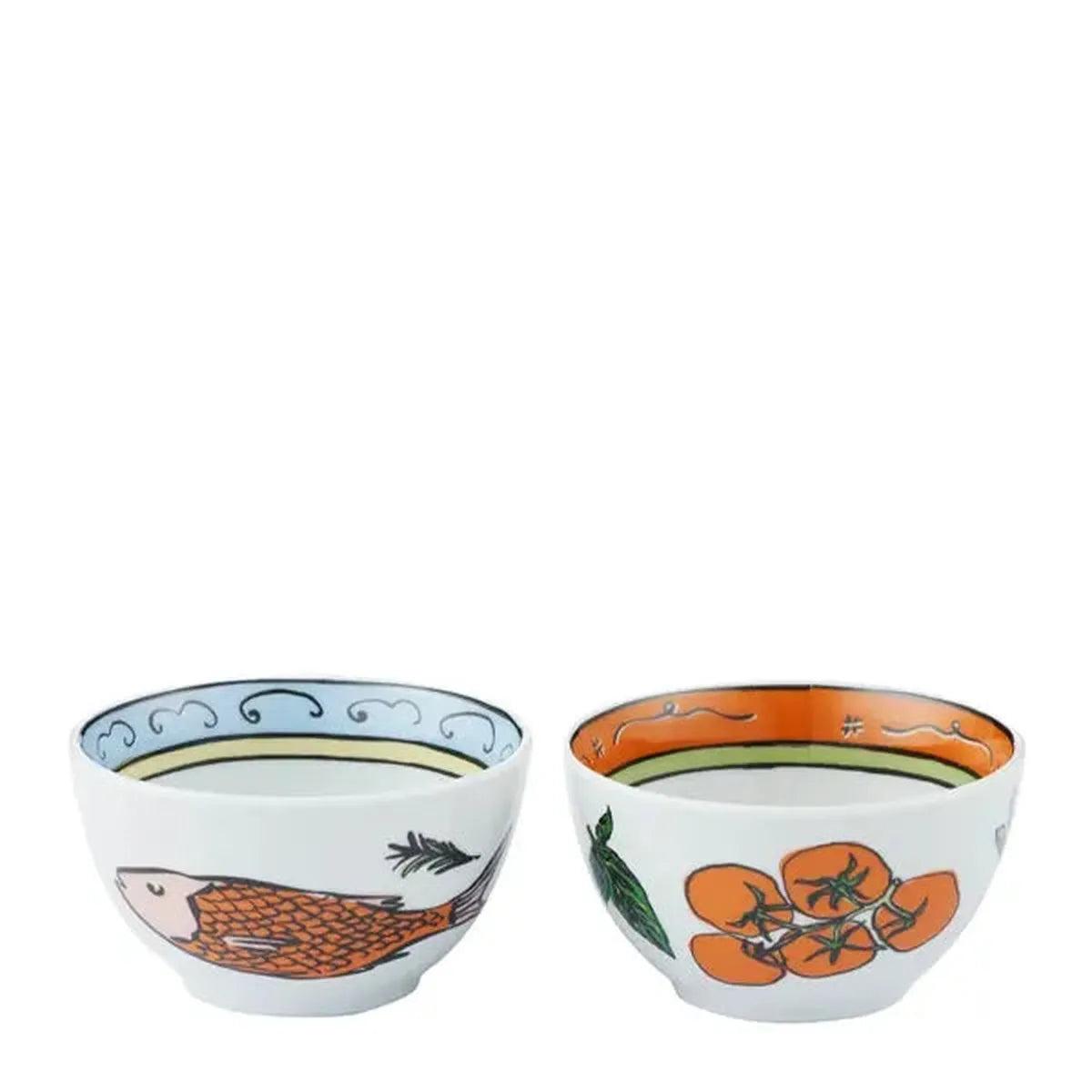 Assemble Deli Ceramic Bowl Assorted 11.5cm (price per item)