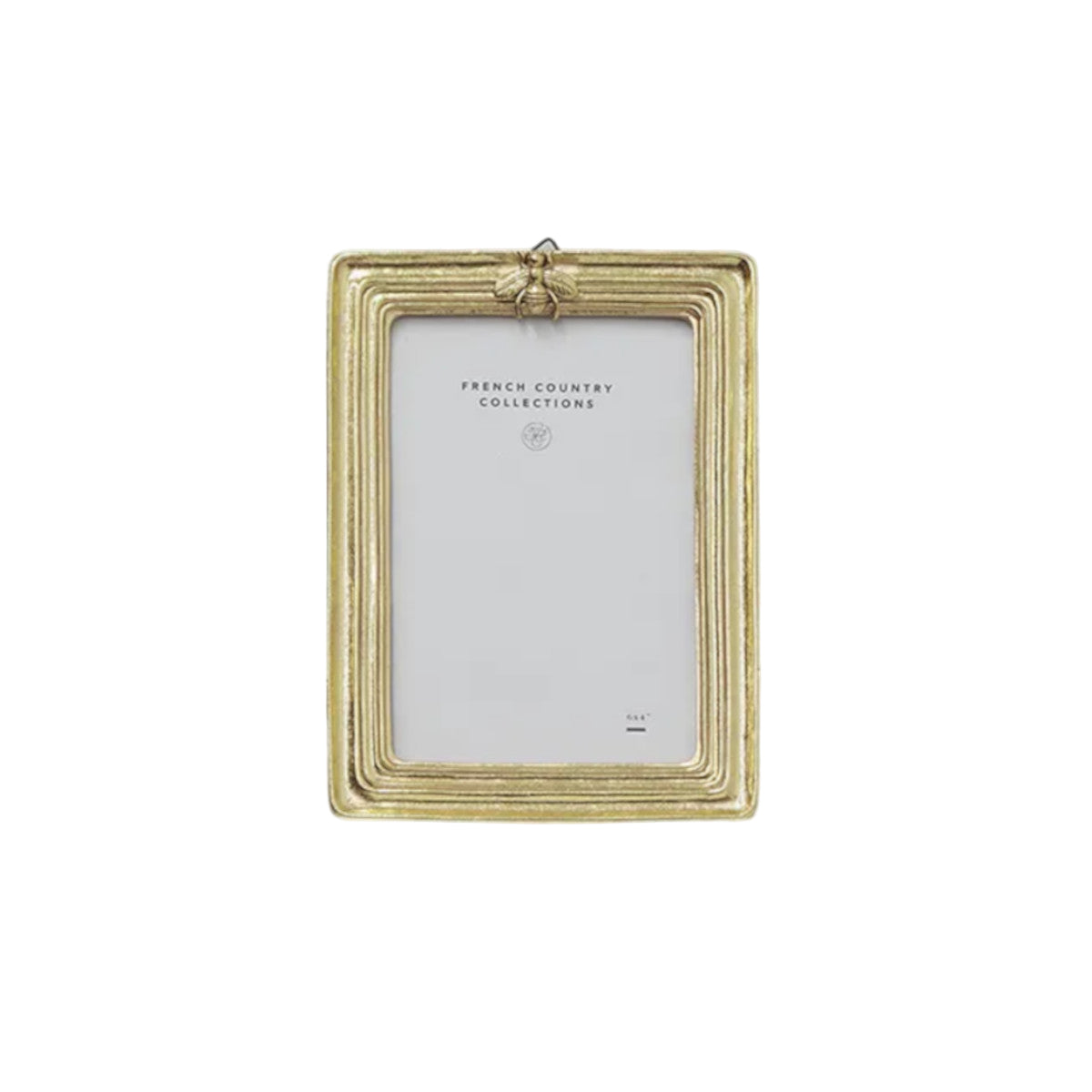 French Country Rib Bee Frame Gold 10 x 15cm