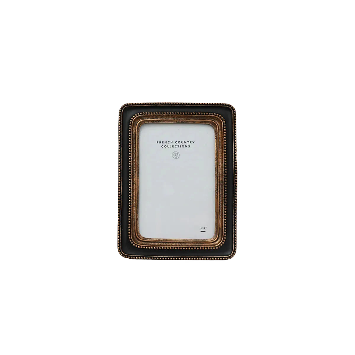 French Country Beaded Frame Black/Gold | Minimax