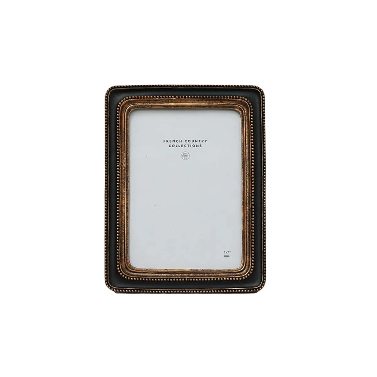 French Country Beaded Photo Frame Black/Gold | Minimax