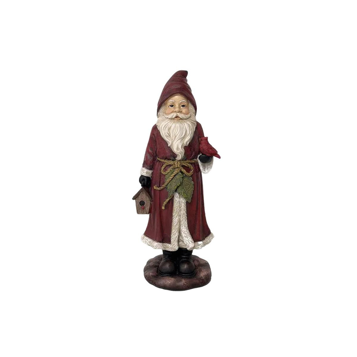 French Country Santa with Bird 26cm | Minimax