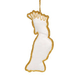 Florabelle Crested Cockatoo Hanging Tree Decoration Yellow | Minimax