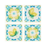 Vixen & Velvet La Dolce Vita Lemon Coasters (Set of 4)