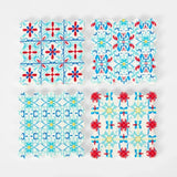 Vixen & Velvet La Dolce Vita Mixed Pattern Coaster (Set of 4)